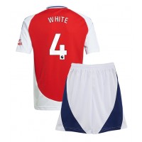 Arsenal Ben White #4 Hemmatröja Barn 2024-25 Kortärmad (+ Korta byxor)